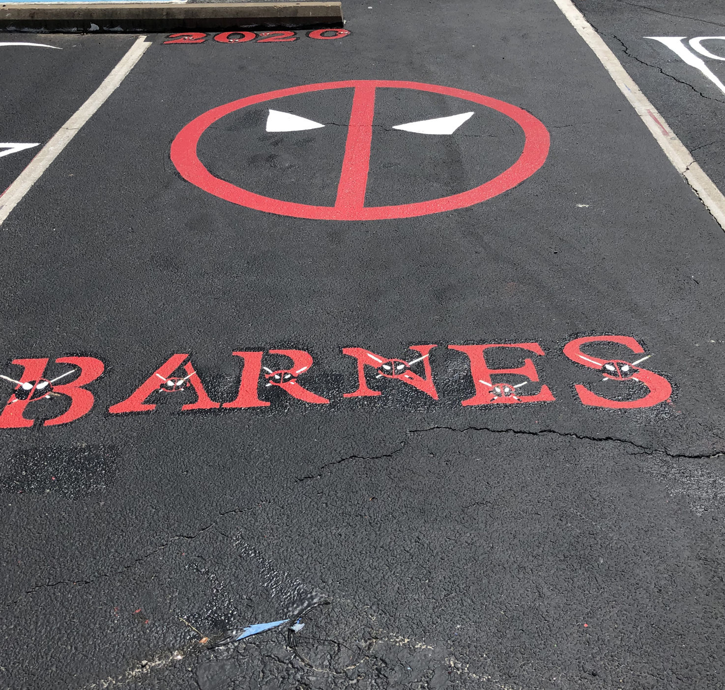 Bryan High School senior parking, 2020